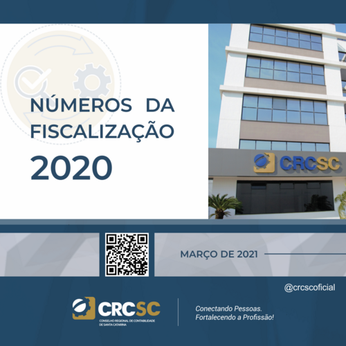 CRCSC divulga os números da fiscalização de 2020