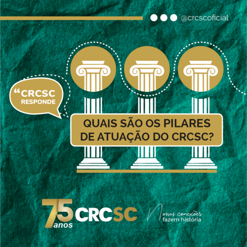 Conheça os principais pilares de atuação do CRCSC