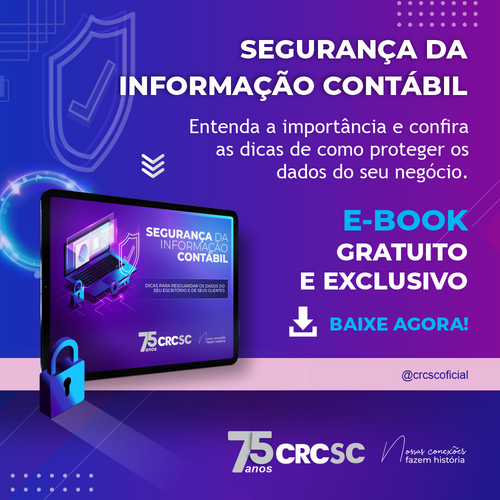 CRCSC lança e-book gratuito sobre segurança da informação
