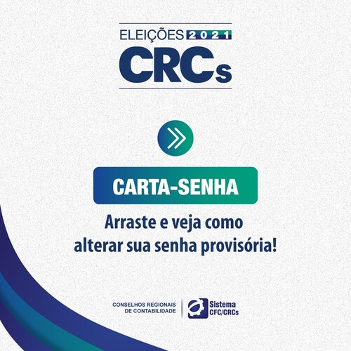Eleições CRCSC 2021: confira como alterar sua senha provisória
