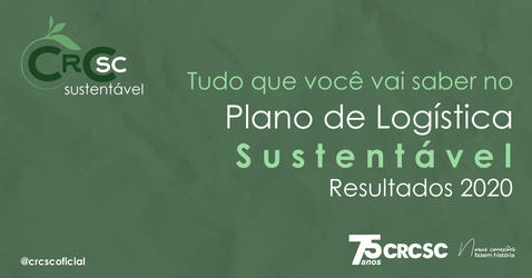 Resultados 2020: Plano de Logística Sustentável do CRCSC já está disponível