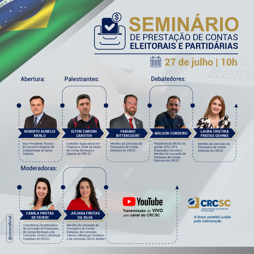 CRCSC promove Seminário de Prestação de Contas Eleitorais e Partidárias 