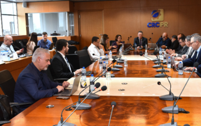 CRCSC visita sede do CRC do Paraná para conhecer ações sobre a fiscalização