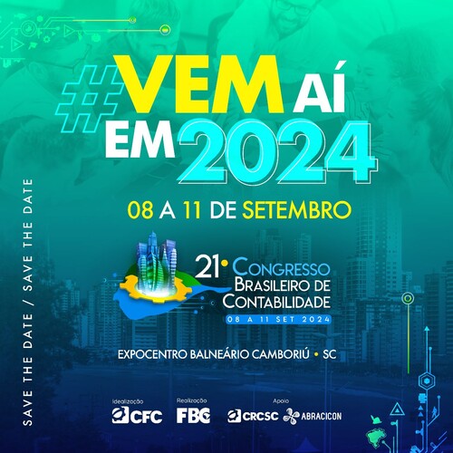 Congresso Brasileiro de Contabilidade tem data confirmada em 2024