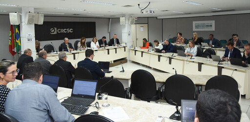 Reunião plenária do CRCSC com apresentação de resultados é realizada na sede da entidade